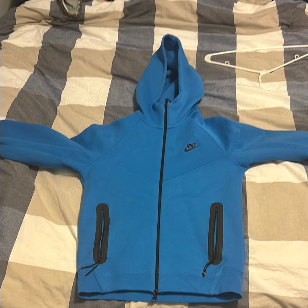 Nike Blue Zip-Up Hoodie